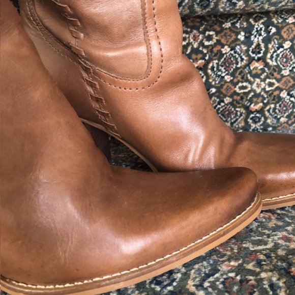 Bronx Brown Heeled Boots - Picture 7 of 10